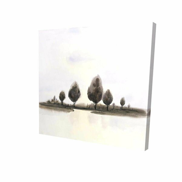 Fondo 16 x 16 in. Abstract Landscape of Trees-Print on Canvas FO2777644